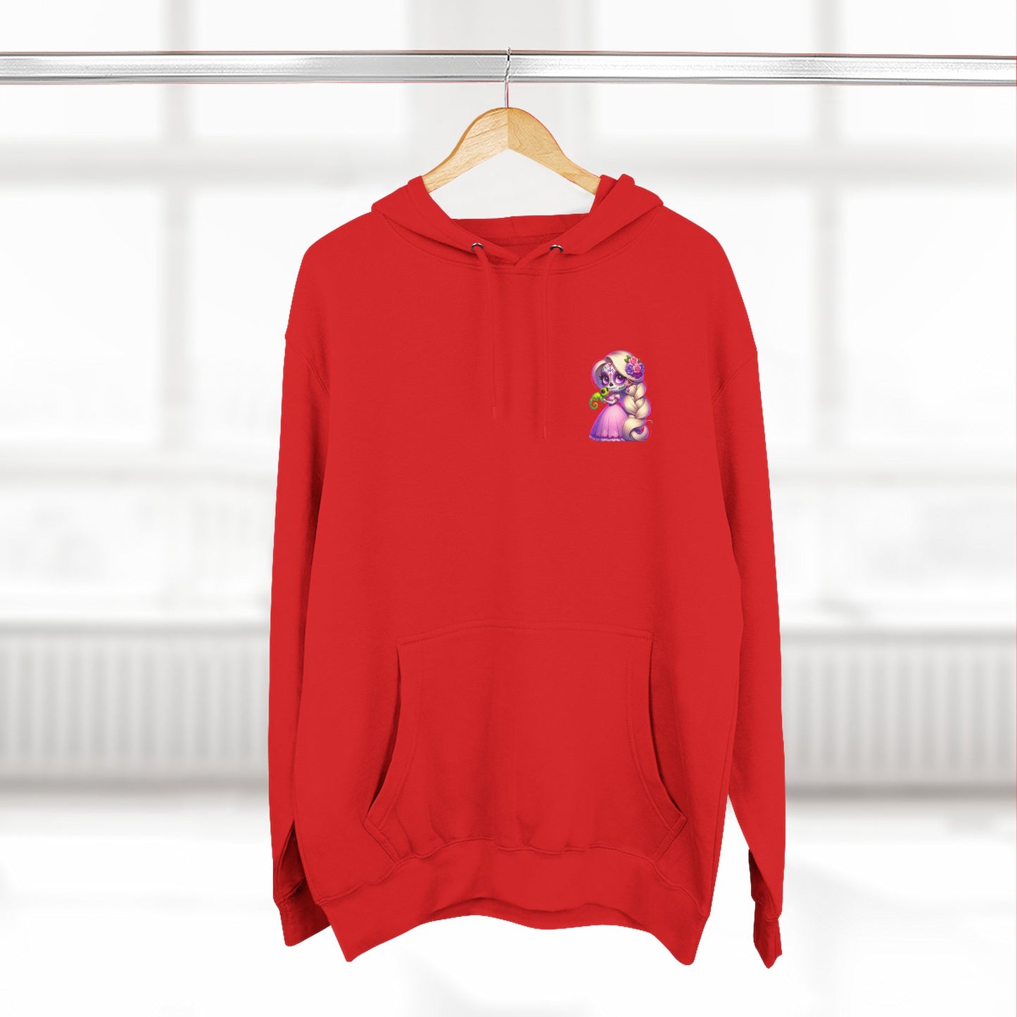 Rapunzel Illustration Hoodie | Fairy Tale Princess Graphic Pullover