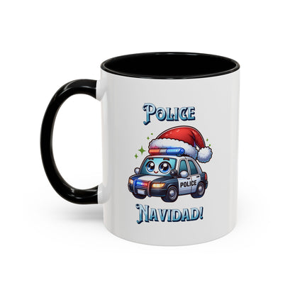 Police Navidad Coffee Mug (11, 15oz)