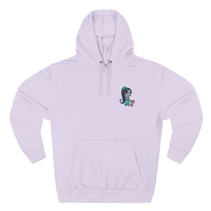 Princess Jasmine Fleece Hoodie, Cozy Cartoon Sweatshirt for Winter, Perfect Gift for Kids, Fun Illustration Hoodie, Cute Casual Wear