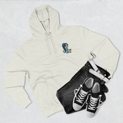 Princess Jasmine Fleece Hoodie, Cozy Cartoon Sweatshirt for Winter, Perfect Gift for Kids, Fun Illustration Hoodie, Cute Casual Wear