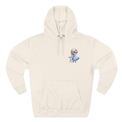 Frozen Elsa Character Fleece Hoodie | Cozy Halloween Sweater, Gifts for Kids, Fall Fashion, Spooky Season Apparel