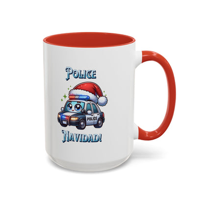 Police Navidad Coffee Mug (11, 15oz)