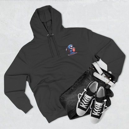 Cute Grim Reaper sipping coffee Hoodie | Death Before Decaf design