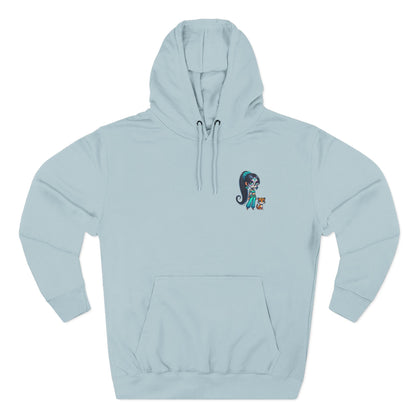 Princess Jasmine Fleece Hoodie, Cozy Cartoon Sweatshirt for Winter, Perfect Gift for Kids, Fun Illustration Hoodie, Cute Casual Wear
