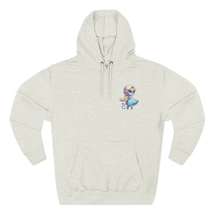 Frozen Elsa Character Fleece Hoodie | Cozy Halloween Sweater, Gifts for Kids, Fall Fashion, Spooky Season Apparel