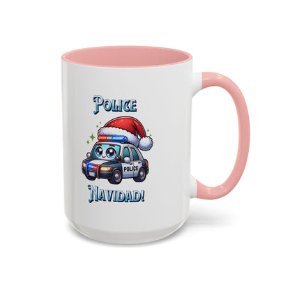 Police Navidad Coffee Mug (11, 15oz)