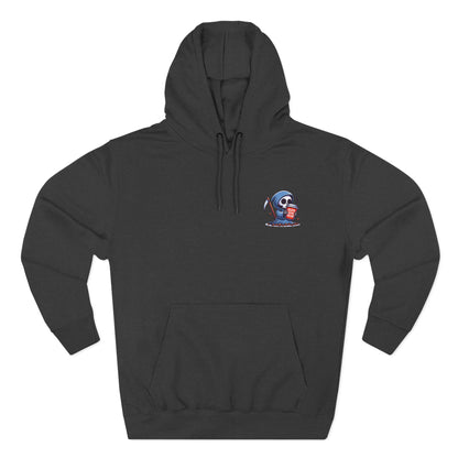 Cute Grim Reaper sipping coffee Hoodie | Death Before Decaf design