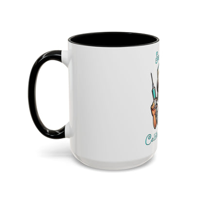 Sana Sana Colita De Rana Mug, Nurse, Boo Boo, Ouchie, Sugar Skull, Dia De Los Muertos Mug