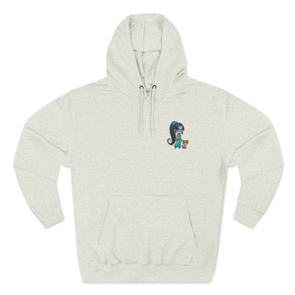 Princess Jasmine Fleece Hoodie, Cozy Cartoon Sweatshirt for Winter, Perfect Gift for Kids, Fun Illustration Hoodie, Cute Casual Wear