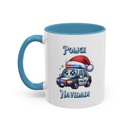 Police Navidad Coffee Mug (11, 15oz)