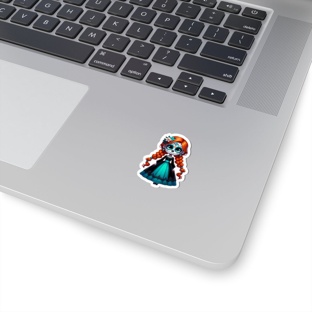 Anna!! Day of the Dead, Sugar Skull Decor, Halloween Gift, Laptop Sticker, Cute Girl Sticker, Fun Party Favors