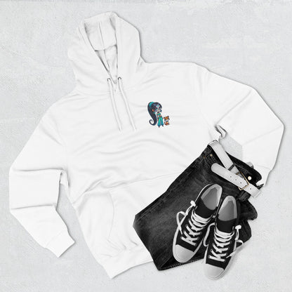 Princess Jasmine Fleece Hoodie, Cozy Cartoon Sweatshirt for Winter, Perfect Gift for Kids, Fun Illustration Hoodie, Cute Casual Wear