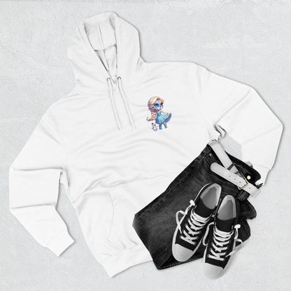 Frozen Elsa Character Fleece Hoodie | Cozy Halloween Sweater, Gifts for Kids, Fall Fashion, Spooky Season Apparel