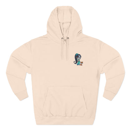 Princess Jasmine Fleece Hoodie, Cozy Cartoon Sweatshirt for Winter, Perfect Gift for Kids, Fun Illustration Hoodie, Cute Casual Wear