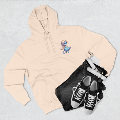 Frozen Elsa Character Fleece Hoodie | Cozy Halloween Sweater, Gifts for Kids, Fall Fashion, Spooky Season Apparel