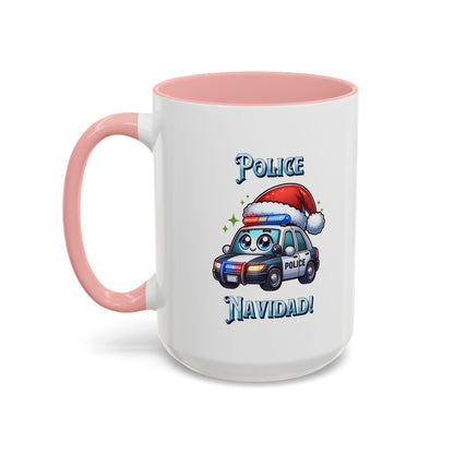 Police Navidad Coffee Mug (11, 15oz)