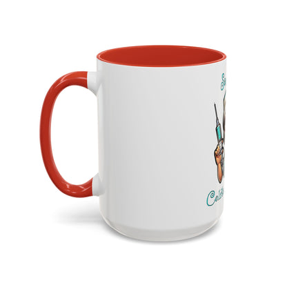 Sana Sana Colita De Rana Mug, Nurse, Boo Boo, Ouchie, Sugar Skull, Dia De Los Muertos Mug