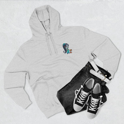 Princess Jasmine Fleece Hoodie, Cozy Cartoon Sweatshirt for Winter, Perfect Gift for Kids, Fun Illustration Hoodie, Cute Casual Wear