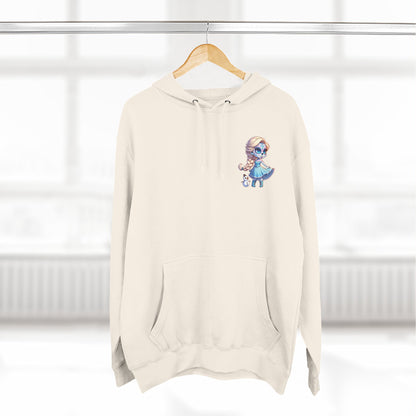 Frozen Elsa Character Fleece Hoodie | Cozy Halloween Sweater, Gifts for Kids, Fall Fashion, Spooky Season Apparel