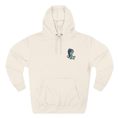 Princess Jasmine Fleece Hoodie, Cozy Cartoon Sweatshirt for Winter, Perfect Gift for Kids, Fun Illustration Hoodie, Cute Casual Wear